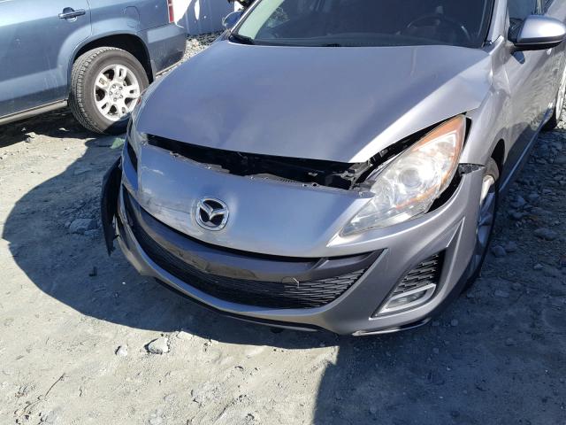 JM1BL1H66A1243161 - 2010 MAZDA 3 S SILVER photo 9