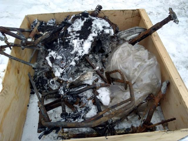 SN1FJB8P9JC175235 - 2018 POLARIS SNOWMOBILE BURN photo 3