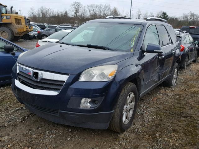 5GZEV23D59J214229 - 2009 SATURN OUTLOOK XR BLUE photo 2