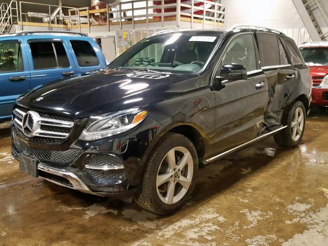 4JGDA5HB5HA987648 - 2017 MERCEDES-BENZ GLE 350 4M BLACK photo 2