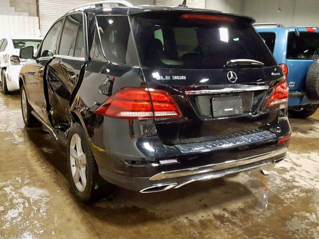 4JGDA5HB5HA987648 - 2017 MERCEDES-BENZ GLE 350 4M BLACK photo 3