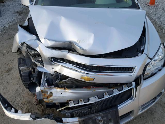 1G1ZC5EU7CF396512 - 2012 CHEVROLET MALIBU 1LT SILVER photo 7