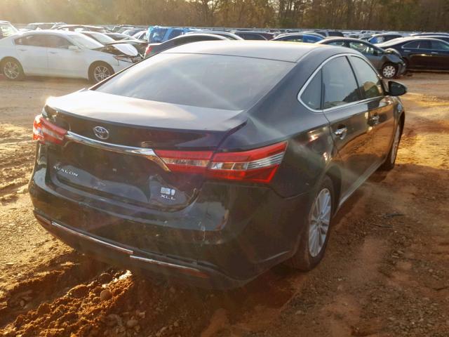 4T1BD1EBXEU022399 - 2014 TOYOTA AVALON HYB BLACK photo 4