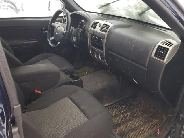 1GTCS19E678254397 - 2007 GMC CANYON BLUE photo 5