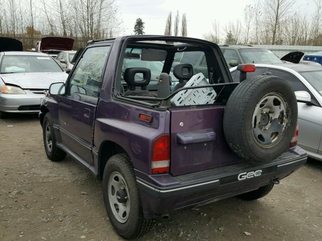 2CNBJ1861S6941922 - 1995 GEO TRACKER PURPLE photo 3