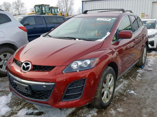 JM3ER4W33A0315923 - 2010 MAZDA CX-7 RED photo 2