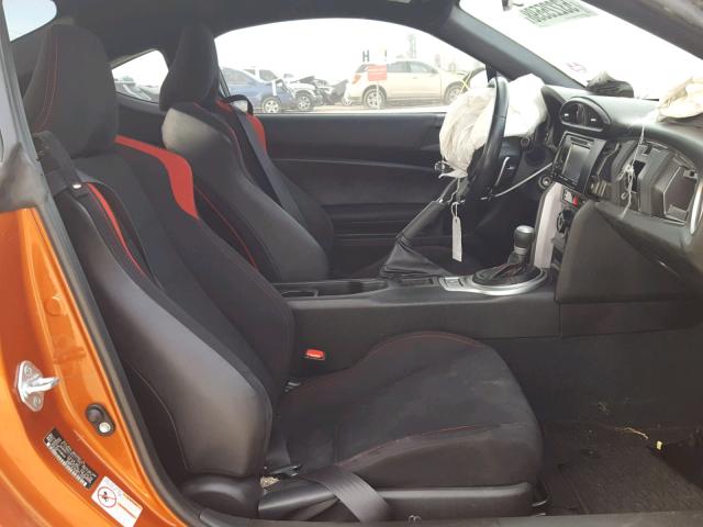 JF1ZNAA1XD2717642 - 2013 SCION FRS ORANGE photo 5