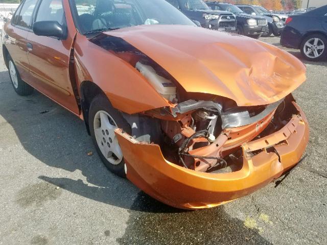 1G1JC52F147254364 - 2004 CHEVROLET CAVALIER ORANGE photo 9