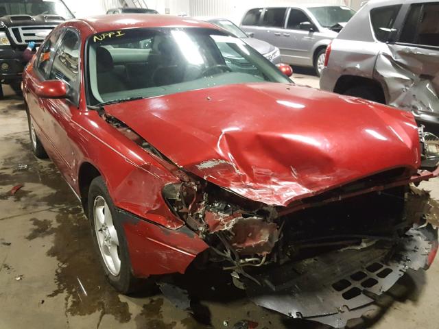 1FAFP552X1G245853 - 2001 FORD TAURUS SES RED photo 1