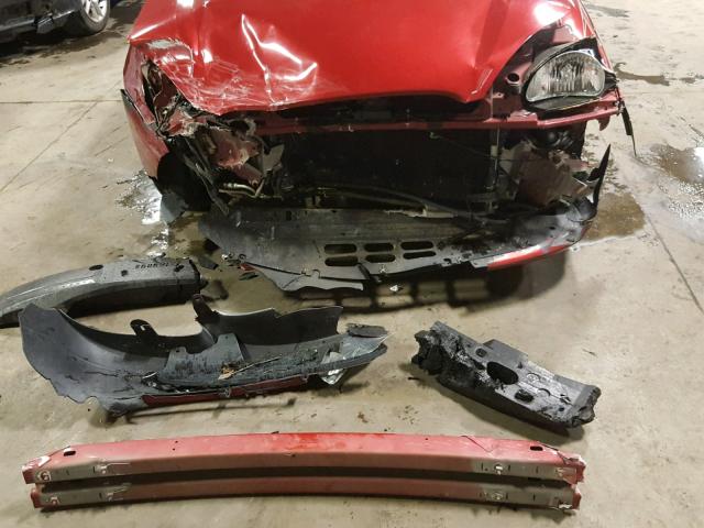 1FAFP552X1G245853 - 2001 FORD TAURUS SES RED photo 9