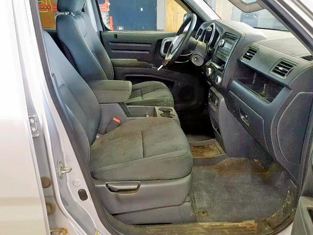 2HJYK16288H524236 - 2008 HONDA RIDGELINE SILVER photo 5