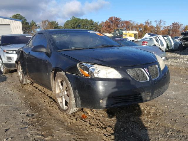 1G2ZH36NX74179367 - 2007 PONTIAC G6 GT BLACK photo 1