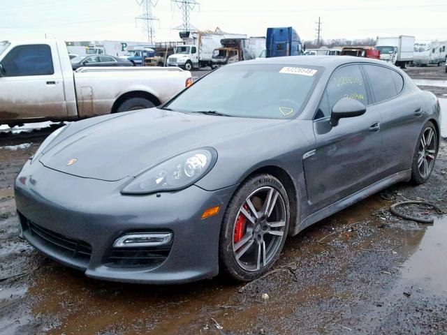 WP0AF2A76DL075736 - 2013 PORSCHE PANAMERA G GRAY photo 2