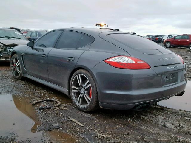 WP0AF2A76DL075736 - 2013 PORSCHE PANAMERA G GRAY photo 3