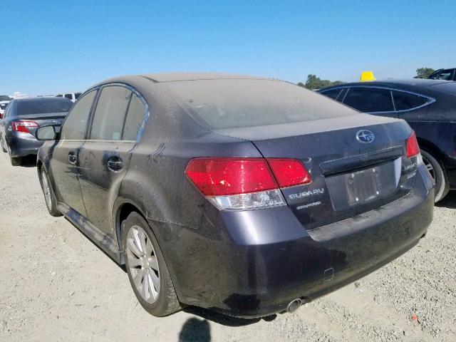 4S3BMDJ62A2226943 - 2010 SUBARU LEGACY 3.6 GRAY photo 3