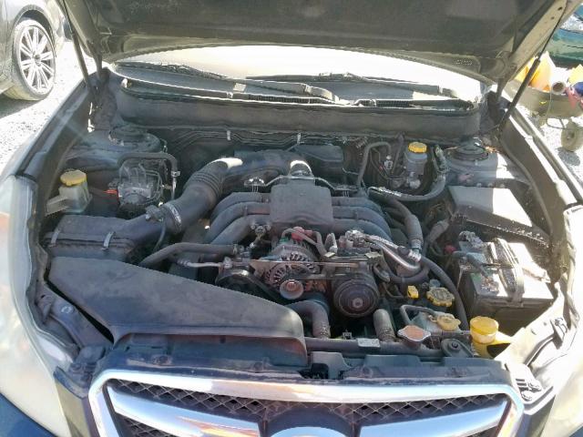 4S3BMDJ62A2226943 - 2010 SUBARU LEGACY 3.6 GRAY photo 7