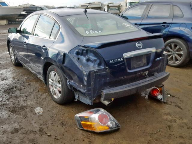 1N4CL2APXAC188608 - 2010 NISSAN ALTIMA HYB BLUE photo 3