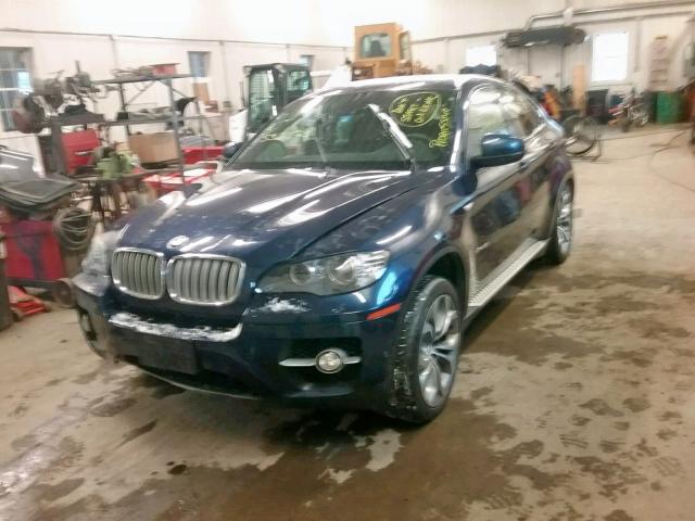 5UXFG8C52CL590036 - 2012 BMW X6 XDRIVE5 BLUE photo 2