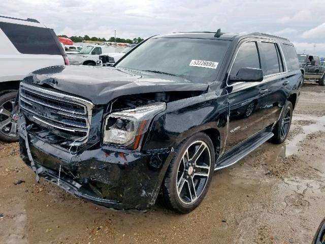 1GKS1BKC6FR503887 - 2015 GMC YUKON SLT BLACK photo 2