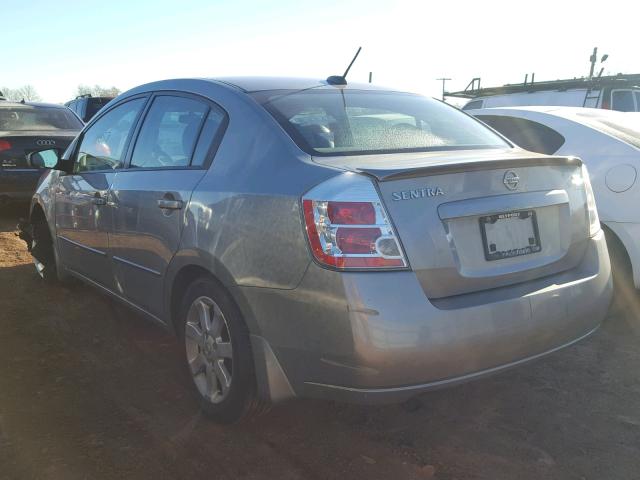 3N1AB61E49L652425 - 2009 NISSAN SENTRA 2.0 GRAY photo 3