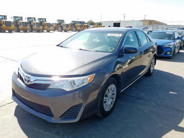 4T4BF1FK8CR218336 - 2012 TOYOTA CAMRY BASE CHARCOAL photo 2
