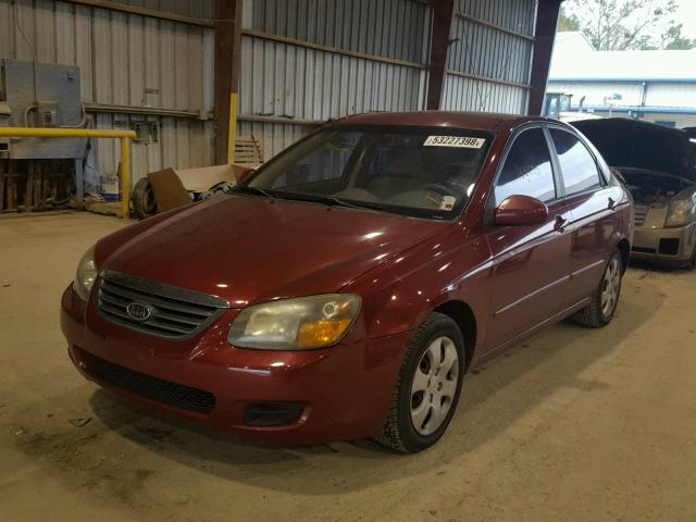 KNAFE221495606105 - 2009 KIA SPECTRA EX RED photo 2