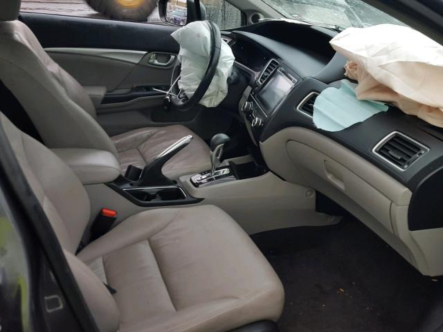 19XFB2F91FE200570 - 2015 HONDA CIVIC EXL 灰色 照片 5