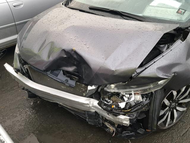19XFB2F91FE200570 - 2015 HONDA CIVIC EXL 灰色 照片 7