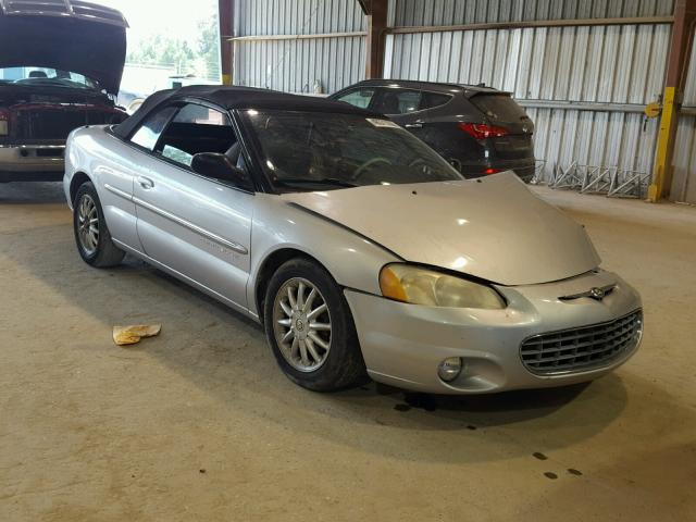 1C3EL55UX1N599083 - 2001 CHRYSLER SEBRING LX SILVER photo 1