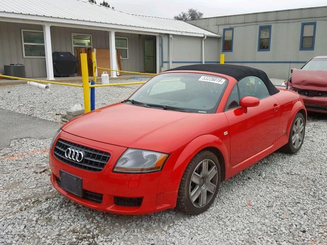 TRUUF28N741014298 - 2004 AUDI TT 3.2 RED photo 2