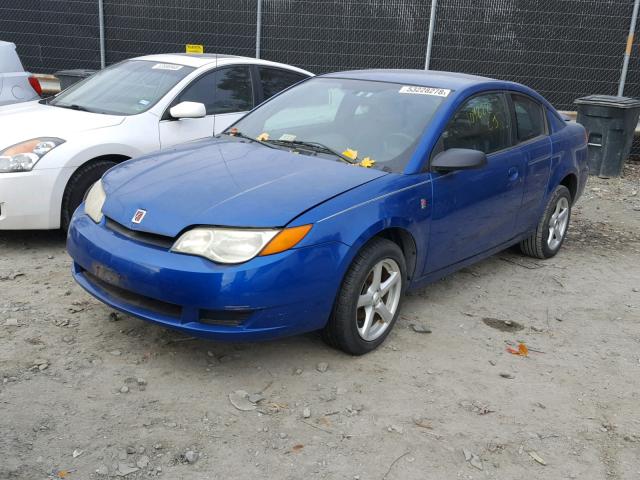 1G8AN12F94Z149273 - 2004 SATURN ION LEVEL BLUE photo 2