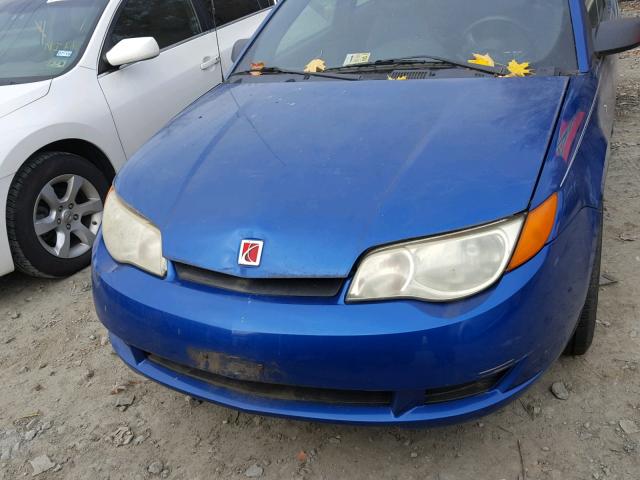 1G8AN12F94Z149273 - 2004 SATURN ION LEVEL BLUE photo 9