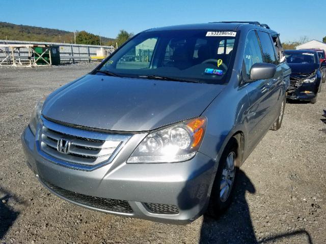 5FNRL38479B039397 - 2009 HONDA ODYSSEY EX SILVER photo 2