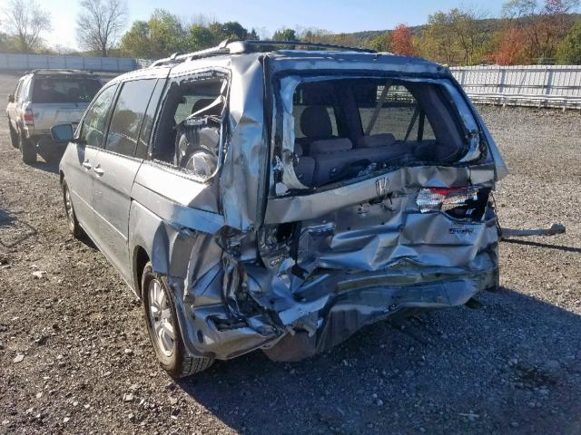 5FNRL38479B039397 - 2009 HONDA ODYSSEY EX SILVER photo 3