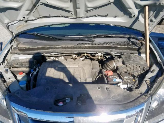 5FNRL38479B039397 - 2009 HONDA ODYSSEY EX SILVER photo 7