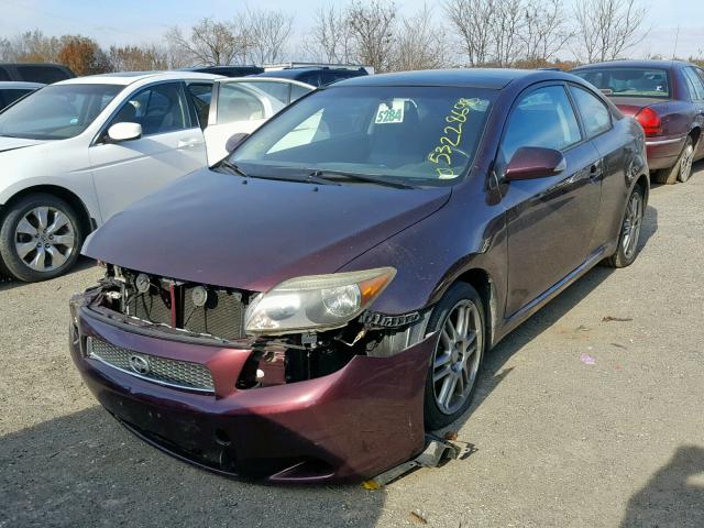 JTKDE177560096706 - 2006 TOYOTA SCION TC 栗色 照片 2