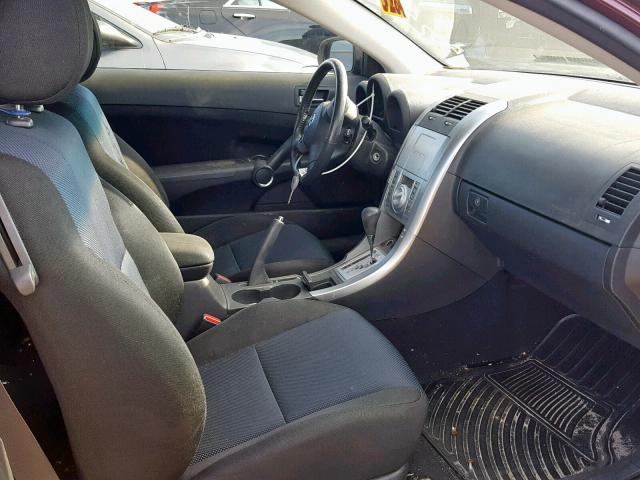 JTKDE177560096706 - 2006 TOYOTA SCION TC 栗色 照片 5