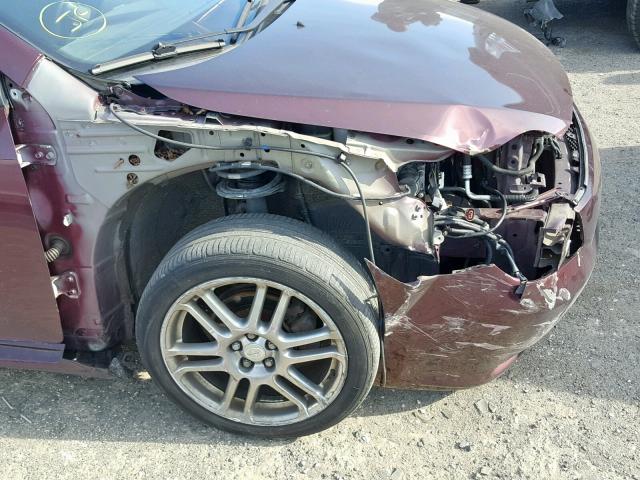 JTKDE177560096706 - 2006 TOYOTA SCION TC 栗色 照片 9