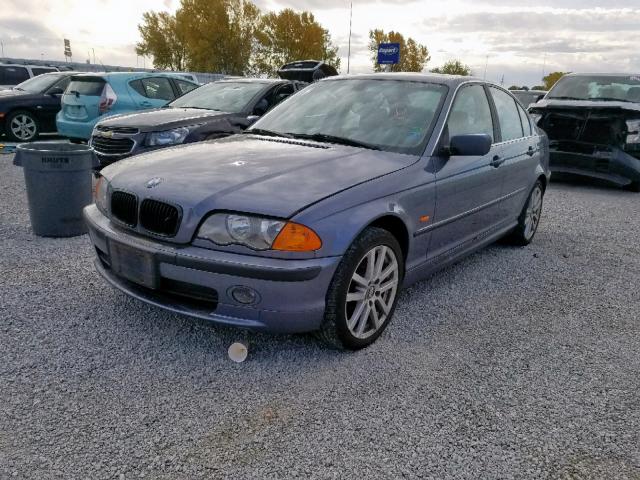 WBAAV534X1JR79925 - 2001 BMW 330 I BLUE photo 2