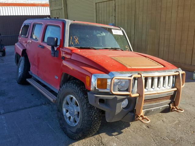 5GTDN136468218700 - 2006 HUMMER H3 RED photo 1