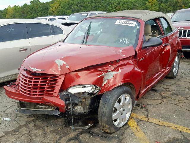 3C3AY55X15T513255 - 2005 CHRYSLER PT CRUISER RED photo 9