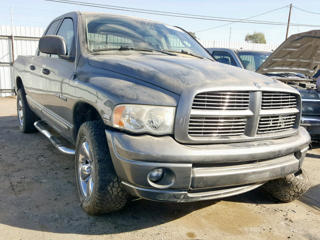 1D7HA18D95S172607 - 2005 DODGE RAM 1500 S CHARCOAL photo 1