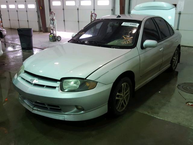 1G1JH52F937308428 - 2003 CHEVROLET CAVALIER L SILVER photo 2