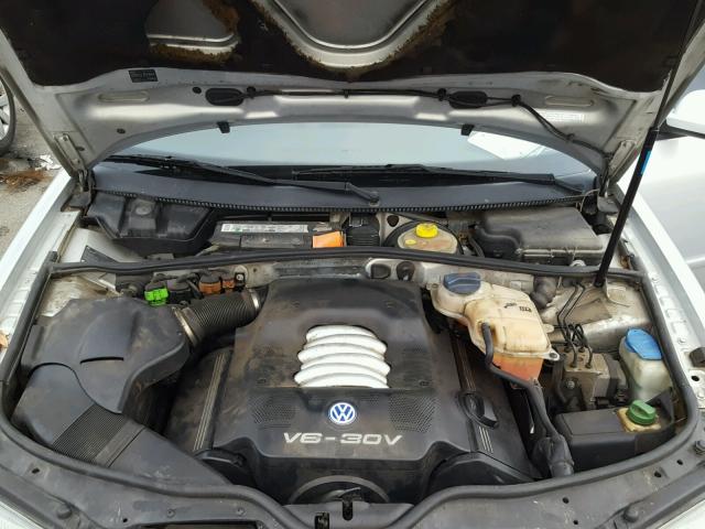 WVWWH23B3YE279194 - 2000 VOLKSWAGEN PASSAT GLX 银色 照片 7