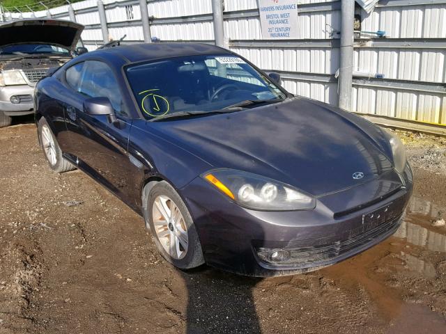 KMHHM66DX8U285178 - 2008 HYUNDAI TIBURON GS GRAY photo 1