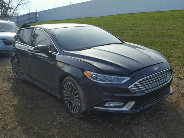 3FA6P0D95HR208844 - 2017 FORD FUSION TIT BLACK photo 1