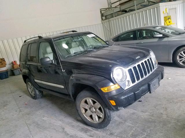 1J8GL58KX5W680012 - 2005 JEEP LIBERTY LI BLACK photo 1