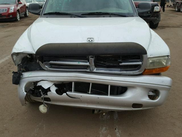 1D7HG48N63S314496 - 2003 DODGE DAKOTA QUA WHITE photo 7