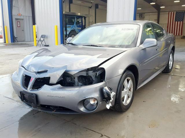 2G2WP552681161454 - 2008 PONTIAC GRAND PRIX GRAY photo 2