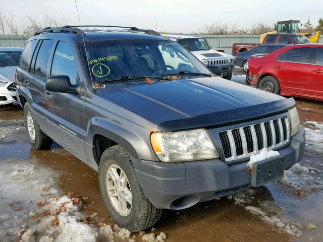 1J4GW48S84C144890 - 2004 JEEP GRAND CHER GRAY photo 1